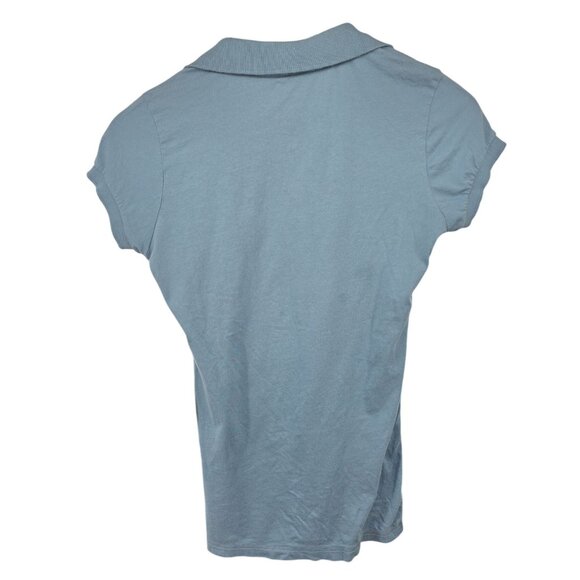 True Religion XS Slate Blue Polo Shirt 100% Cotton NWT - Picture 6 of 10